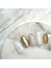 エトワールビューティー(ETOILE BEAUTY)/大理石ネイル/ミラーネイル