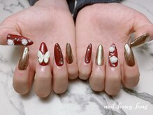 ネイル ファンシーファング(nail_fancy_fang)/ボルドーネイル