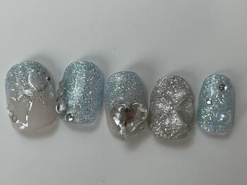 ネイルメゾン 天神店(NAIL MAISON)/ハートキルティング¥9000