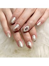 マイオティック ネイル(miotic nail)/シルバーローズデザイン