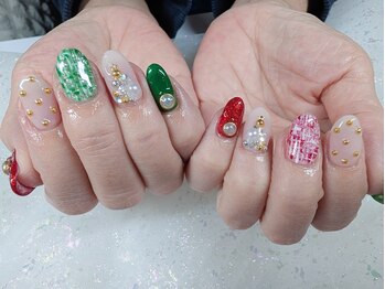 クリスマスネイル