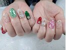 クリスマスネイル