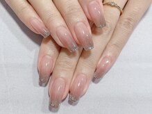エミュール ネイル 河原町(Emure Nail)/カラグラ×ラメグラ
