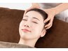 【眼疲労・頭筋膜ケア＋顔リフトUP＋足ツボ極上オイル】  贅沢 ９０分¥14860