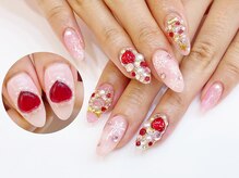 ネイルコレクション ベビーピンク(Baby Pink)/長さ出しジェル放題★雪の結晶