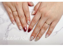 アーザ 吉祥寺(ASa)/リボン&ミラーネイル☆