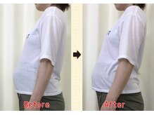 なぎ整体院/マタニティ整体のお腹の変化です