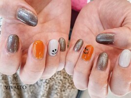 ハロウィン/秋ネイル
