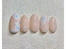フラワーレース風ネイル