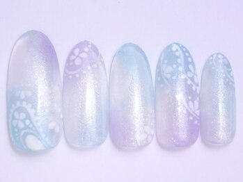 ネイリックス 栄ガスビル(NAILX)/爽やかペイズリー