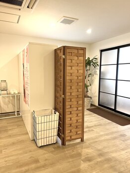 ブランノア 高槻店(bran NOR)/脱衣所には目隠し