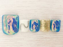 タフィーネイル 宜野湾コンベンションシティ店(TaffyNail)/フット グランドデザイン 6990円