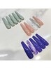 【ハンドネイル】長さ出し10本＋定額デザインシンプルコース¥10300→7000