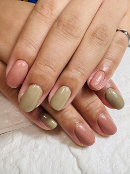 ジュウェル 宜野湾店(Nail Salon Jewel)/【ネイル】くすみカラー