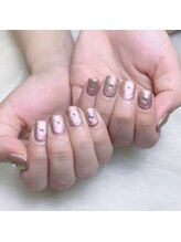 木にいる 錦糸町/ワンカラ＋10粒ストーン