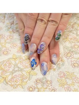 ネイルサロン春/紫陽花【パラジェル】所沢