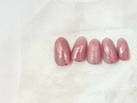 ミラー/ピンクネイル