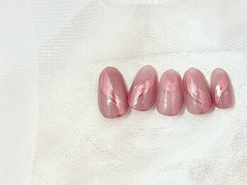 ミラー/ピンクネイル