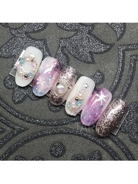 クリスマスネイル8980