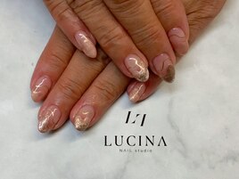 I-8 クリアデザインネイル