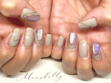 マンシェリー(Monshelly)/マグネットネイル