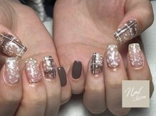 ネイルセッション(nail session)/ニュアンスチェックネイル