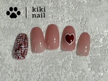 キキネイル 二子玉川(kikinail)/バレンタイン／ハートネイル