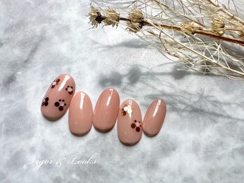 ヴィガー アンド ルックス 白金 目黒(Vigor&Looks)/ピンク フラワーネイル