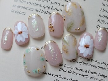 ネイル アトリエ コモード(nail atelier Comodo)/ブライダルネイル [flower]