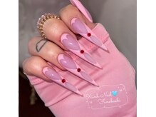 シン(XIINH)/バレンタインのハートネイル