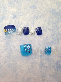 ネイルサロン インプレス(Impress)/夏空ネイル