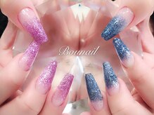 ボネール(nail ＆ eyelash Bounail)/スカルプ　ラメグラデーション