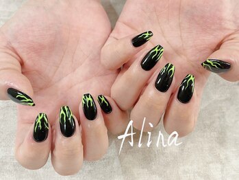 エリナネイルサロン池袋(Alina Nail Salon)/ファイヤーネイル