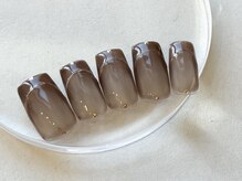 ワンアンドオンリー(One&Only)/ミラーフレンチラインネイル