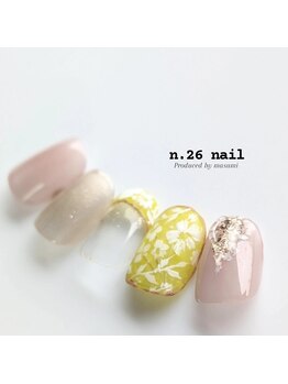 エヌドット ニロクネイル(n.26 nail)の写真/【2024年1月オープン＝n.26nail＝】100種類以上のアートサンプルから、今の気分にピッタリなお気に入りを☆