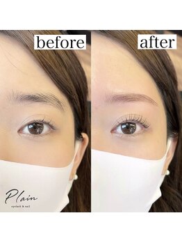 プレーン 恵比寿(Plain)/眉カラーWax＆まつげパーマ