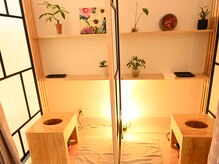 花韻の雰囲気（よもぎ蒸し、カッサ、カッピングなどメニュー多数）