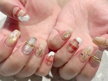 ネイルアンドアイラッシュサロン マーブル(marble)/クリスマスネイル