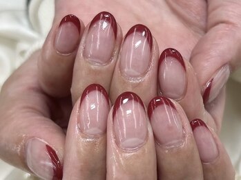 ハニービービー(Honey Bee Bee)/赤フレンチネイル