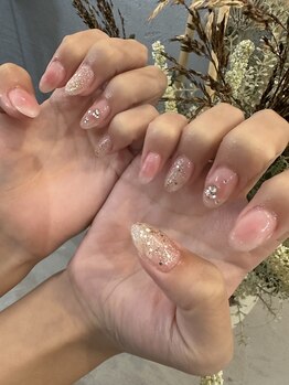 プルメリアドット(Plumeria.)/チークネイル