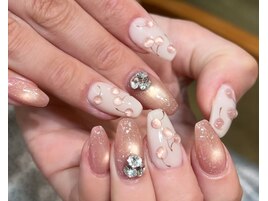 うるちゅるさくらんぼネイル