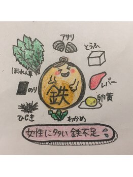 ハグタイム 嘉穂の湯店(HUG TIME)/栄養は大切です