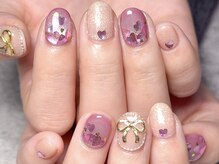 モルフォ 千駄ヶ谷(Morpho)/大人気韓国風ハートホロネイル