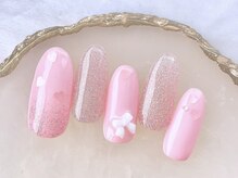 ネイルサロンフォーユー(for u)/リボンネイル￥6980