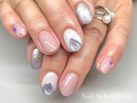 ニュアンスネイル/押し花ネイル