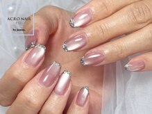 アクロネイルプラス 吉塚店(ACRO NAIL Plus)/ちゅるきらガラスフレンチ
