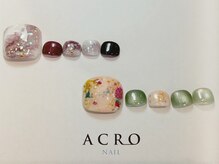 アクロネイル アンド アイ(ACRO NAIL&EYE)/4月　フット定額コース1