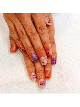 ピンキー(PINKY)/ハロウィンネイル