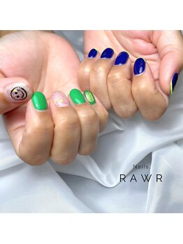 ネイルズロアー(Nails.RAWR)/ビビッドカラーネイル