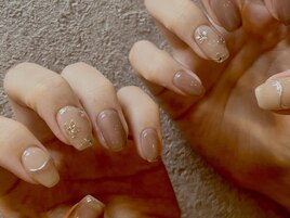 ミラーお花ネイル